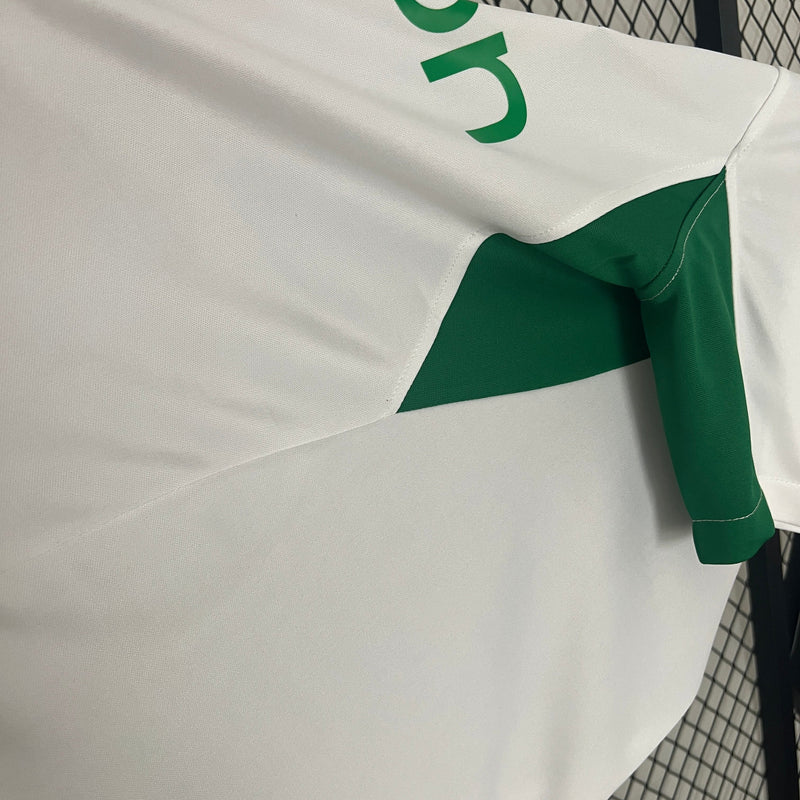 Atlético Nacional da Colômbia Away 24/25 - Branco com Verde