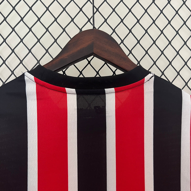 Camisa Manga Longa São Paulo II 24/25 - Adidas - Vermelho e Preto