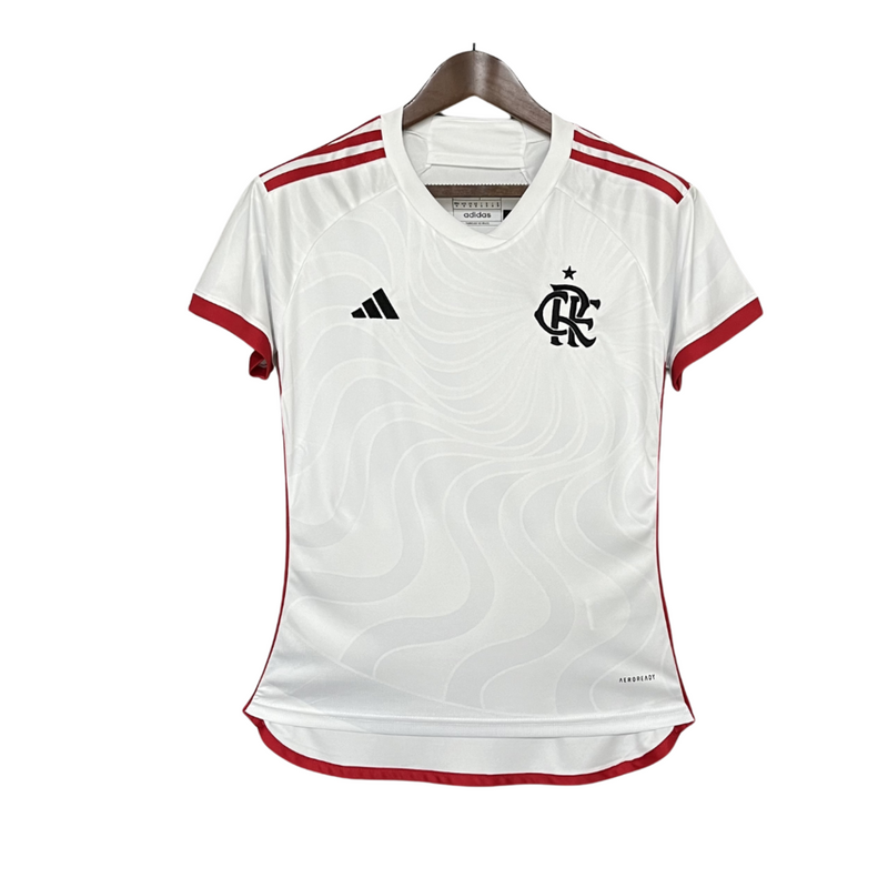 Camisa Flamengo Feminina II 24/25 - Adidas - Branca