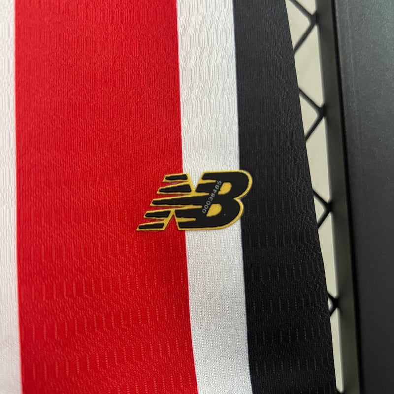 Camisa São Paulo Regata II 24/25 - Adidas - Vermelho com Preto