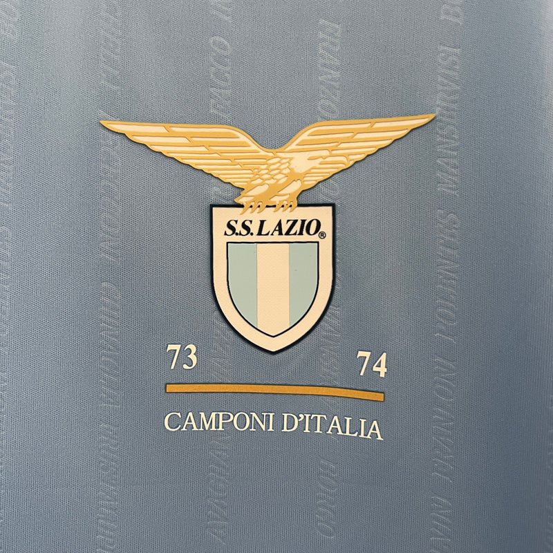 Camisa Lazio 50 anos Comemorativa 24/25 Azul