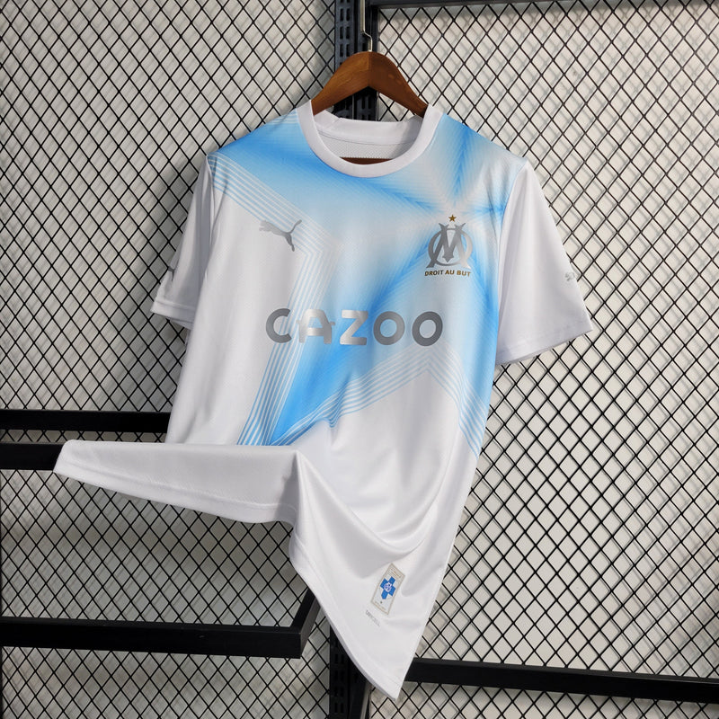 Camisa Olympique Marseille 23/24 - Puma Torcedor Masculina - Lançamento