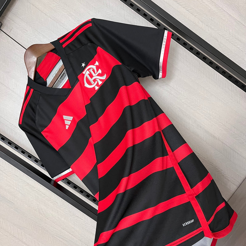 Camisa Flamengo I 24/25 - Adidas - Vermelho e Preto