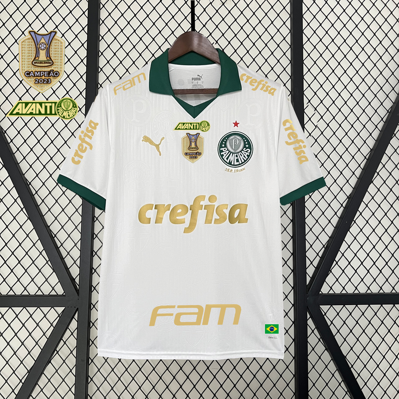 Camisa Palmeiras II 24/25 + Patrocínios e Patch - Puma - Branca