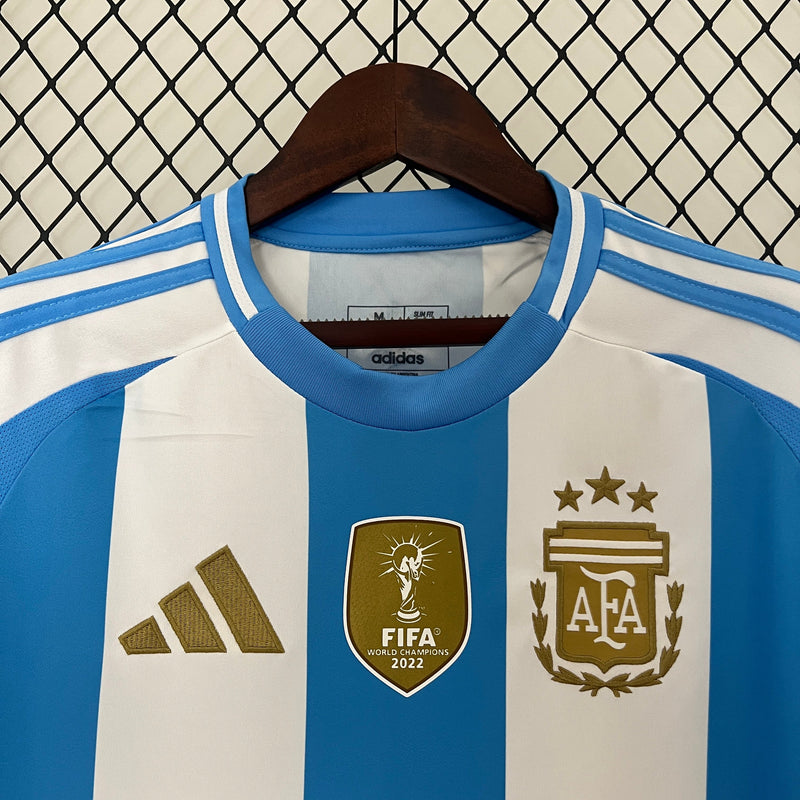 Camisa Seleção Argentina I 2024/25 Adidas - Azul e Branco