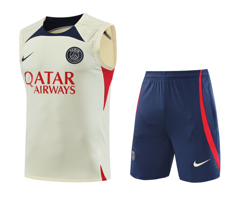 Kit Treino PSG 23/24 Nike - Creme