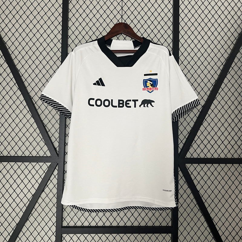 Camisa Colo Colo Home 24/25 - Adidas - Branca