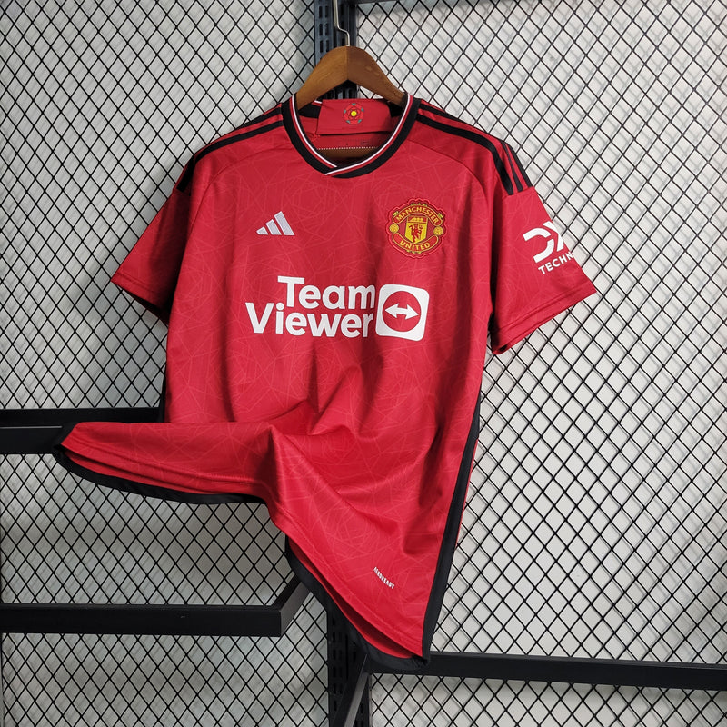 Camisa Manchester United Home 23/24 - Adidas Torcedor Masculina - Lançamento