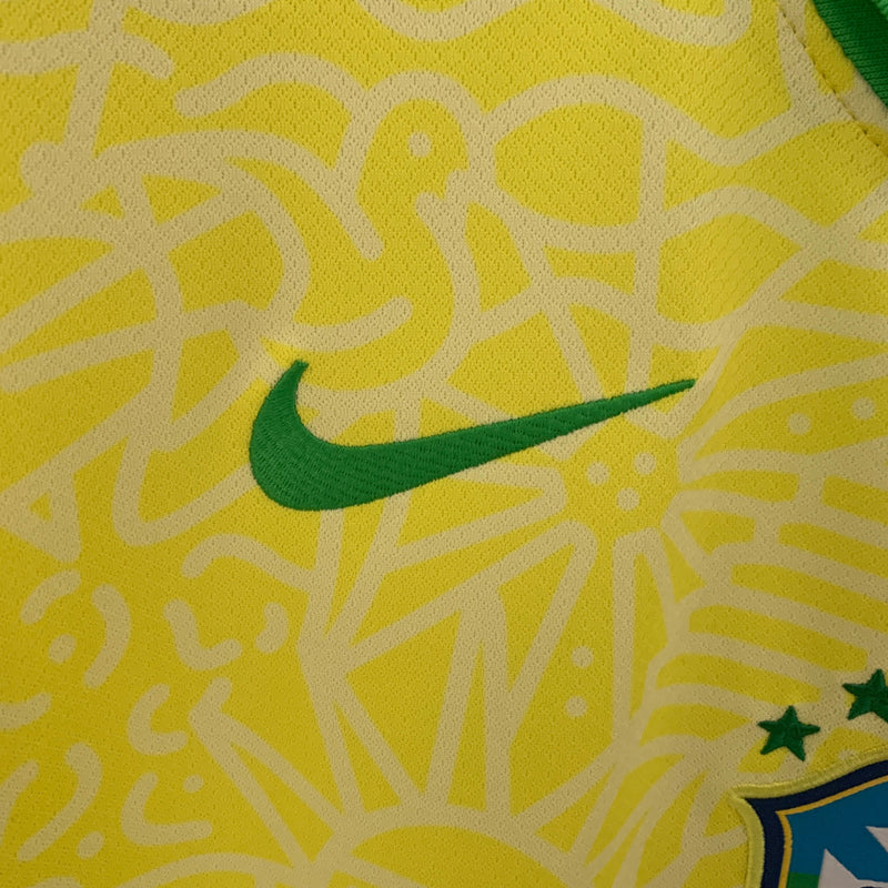 Camisa Seleção Brasil I 2024/25 Nike - Amarela