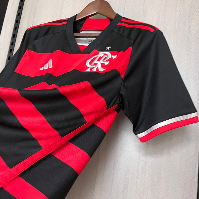 Camisa Flamengo I 24/25 - Adidas - Vermelho e Preto