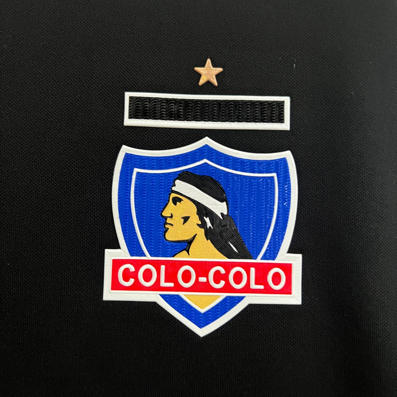 Camisa Colo Colo Treino 24/25 - Adidas - Black