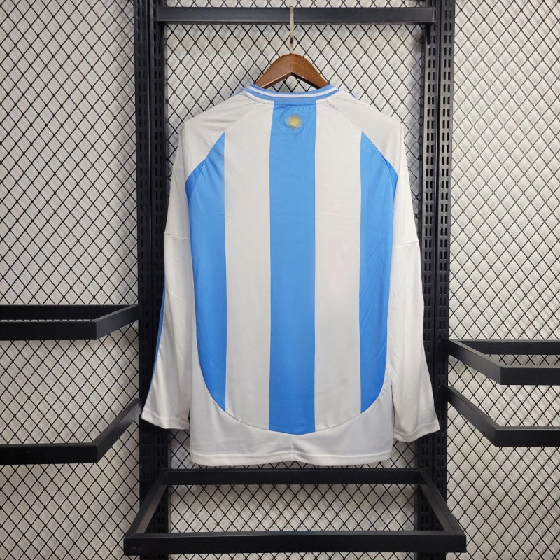 Camisa Argentina Manga Longa 24/25 Home