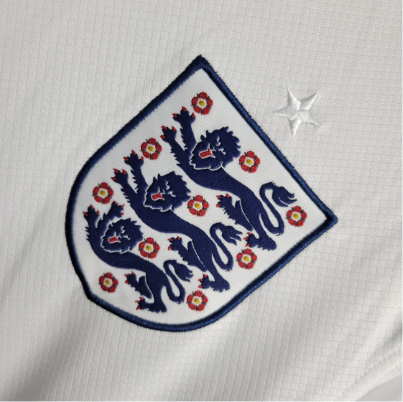 Camisa 24∕25 Manga longa Seleção da Inglaterra Branco