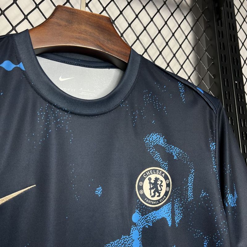 Camisa do Chelsea 24/25 Preto/Azul