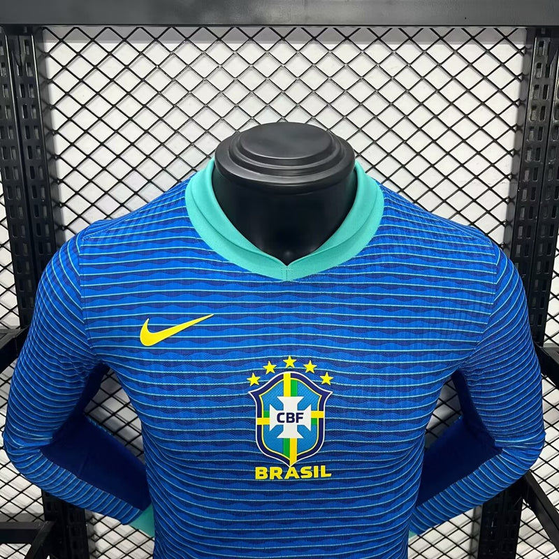 Camisa Manga Longa Seleção Brasil II 2024/25 - Nike - Azul