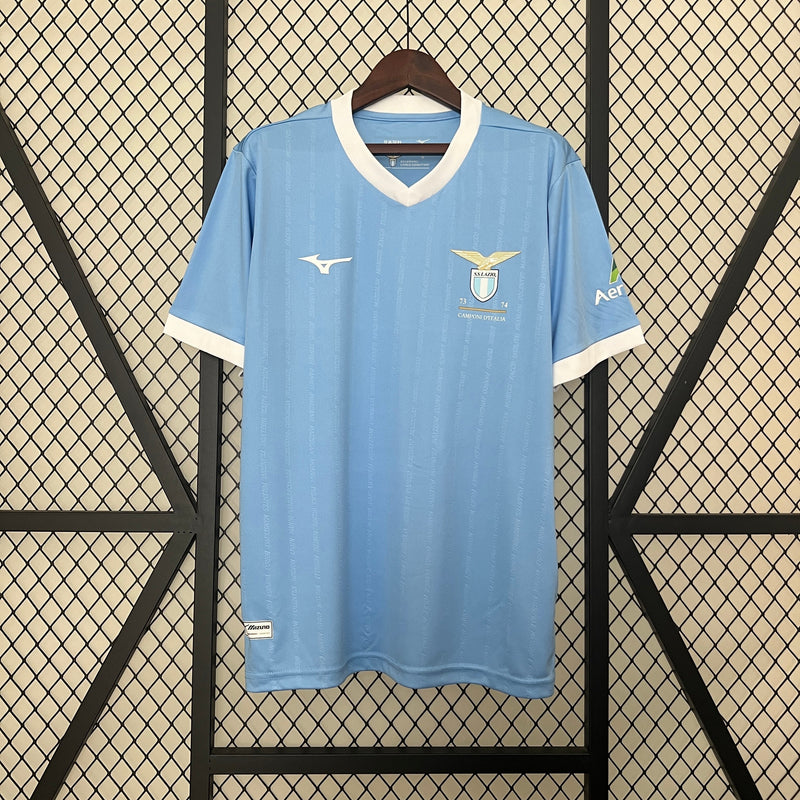 Camisa Lazio 50 anos Comemorativa 24/25 Azul