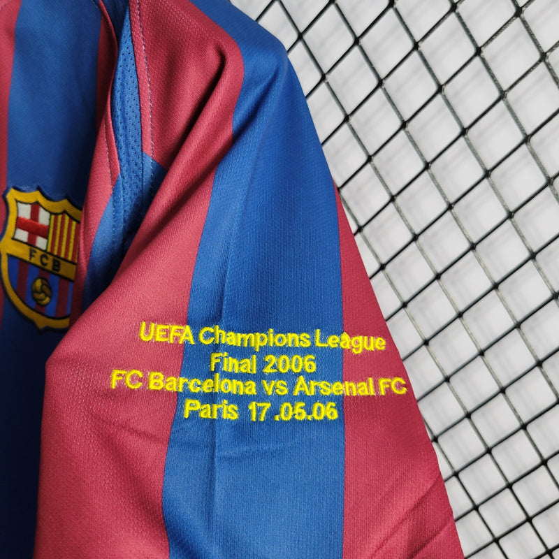 Camisa Barcelona Titular 2006 - Versão Retro