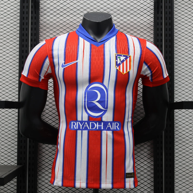 Camisa Atletico de Madrid I 24/25 Vermelha com Branco  - Nike - Masculino Jogador