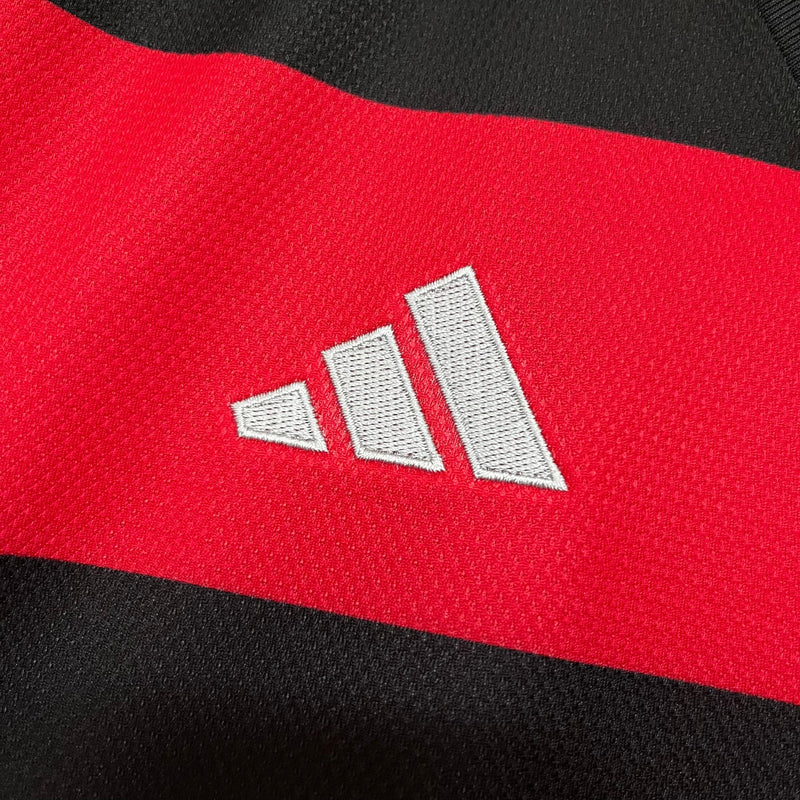 Camisa Flamengo I 24/25 - Adidas - Vermelho e Preto