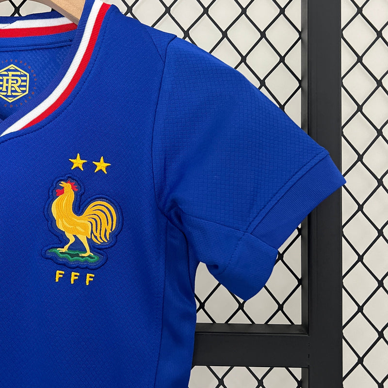 Seleção França Kit Infantil Home 2024-25 - Nike