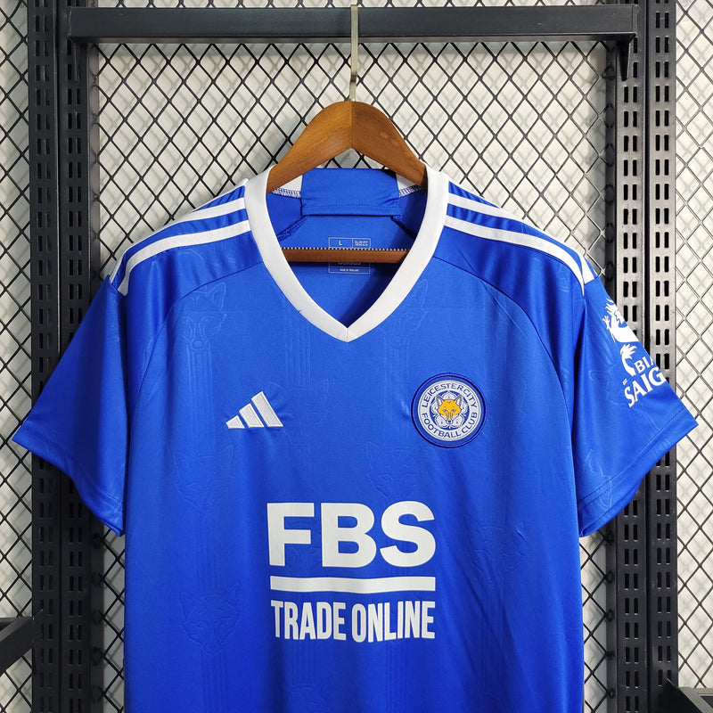 Camisa Leicester Home 23/24 Adidas Torcedor Masculina - Lançamento